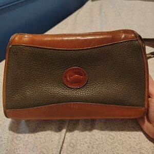 Dooney & Bourke Brown and Green Leather Bag